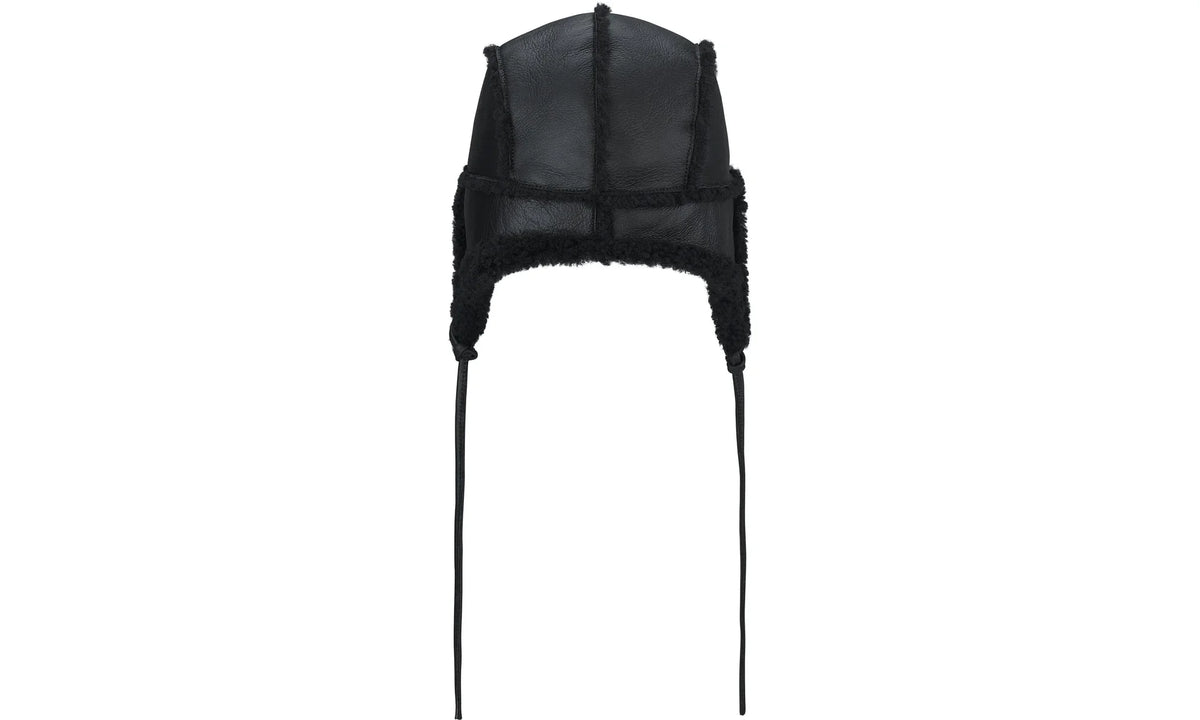 Shearling Lined Earflap Cap "FW25 - Black" SU26793