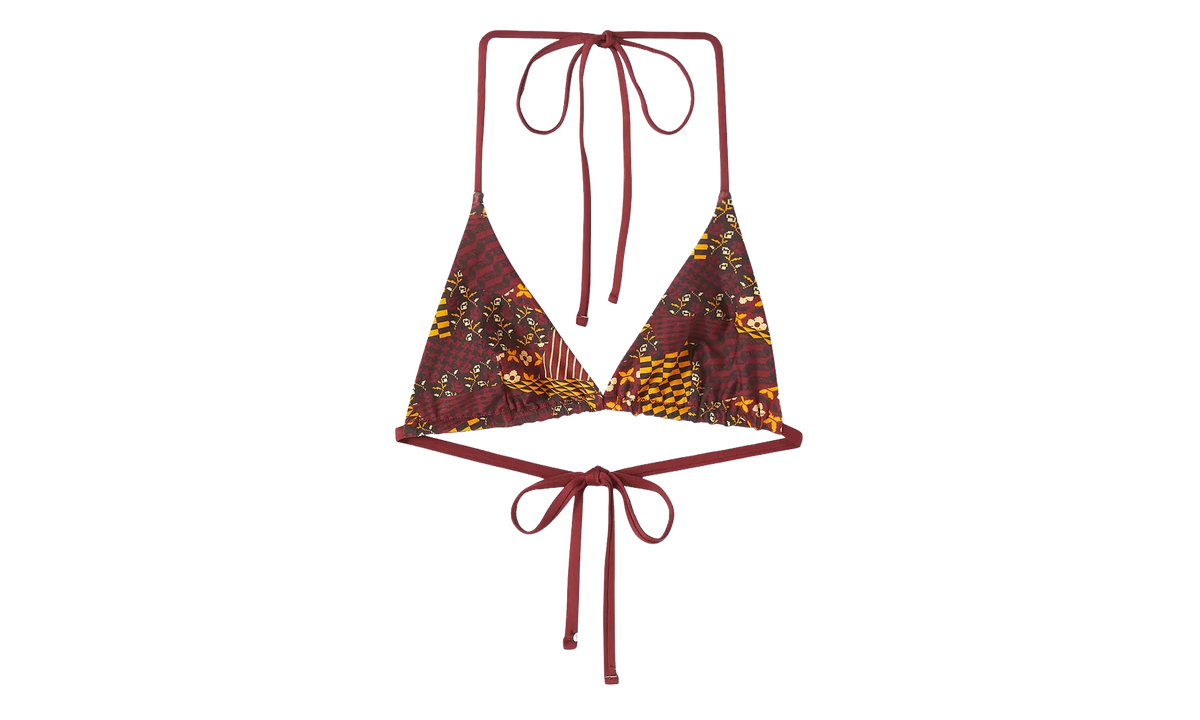 Talia Ii Geo Floral Tie Top "Multi" KITH50