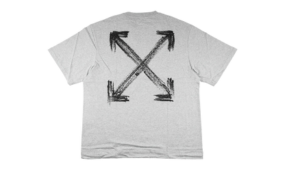 CHALK ARROW SKATE FIT TEE "HEATHER GREY" 44OWOS26T065 030