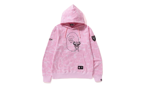 BAPE x Inter Miami CF Camo Pullover Hoodie "Pink" BIMCFCPHSP