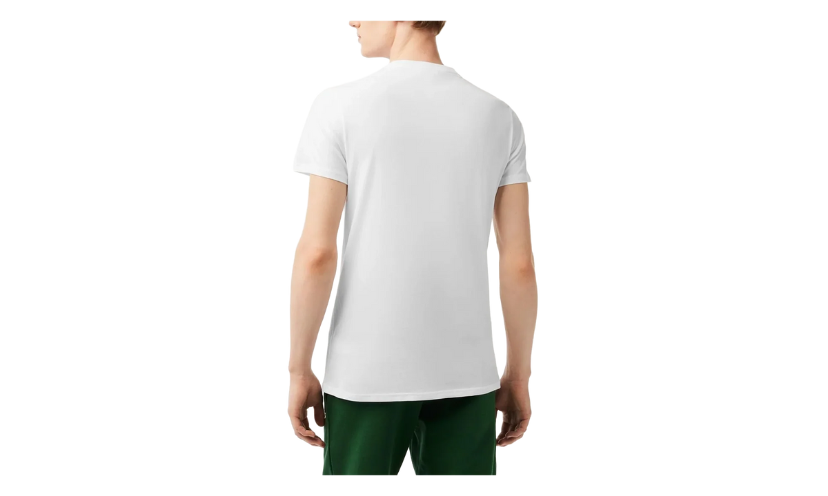 Crew Neck Pima Cotton Jersey T-shirt "White" TH6709 001
