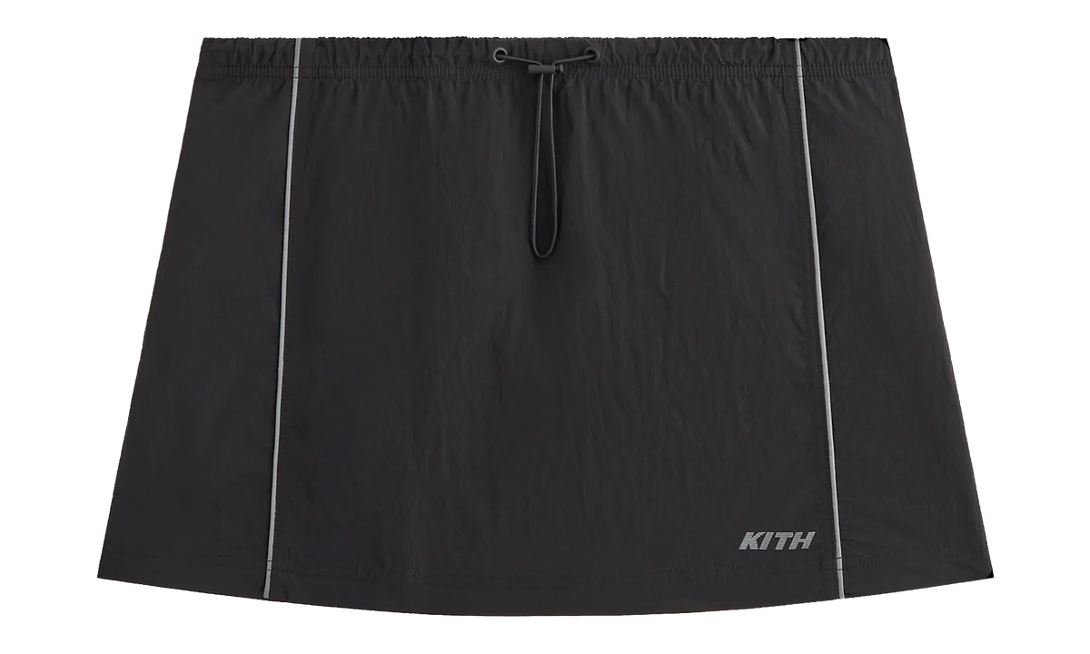 Lowen Nylon Track Skirt "Black" KITH57