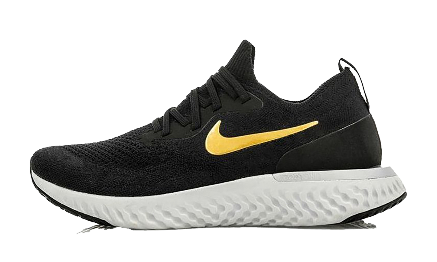 Epic React Flyknit Wmns"Black/ Metallic Gold" AQ0070 013
