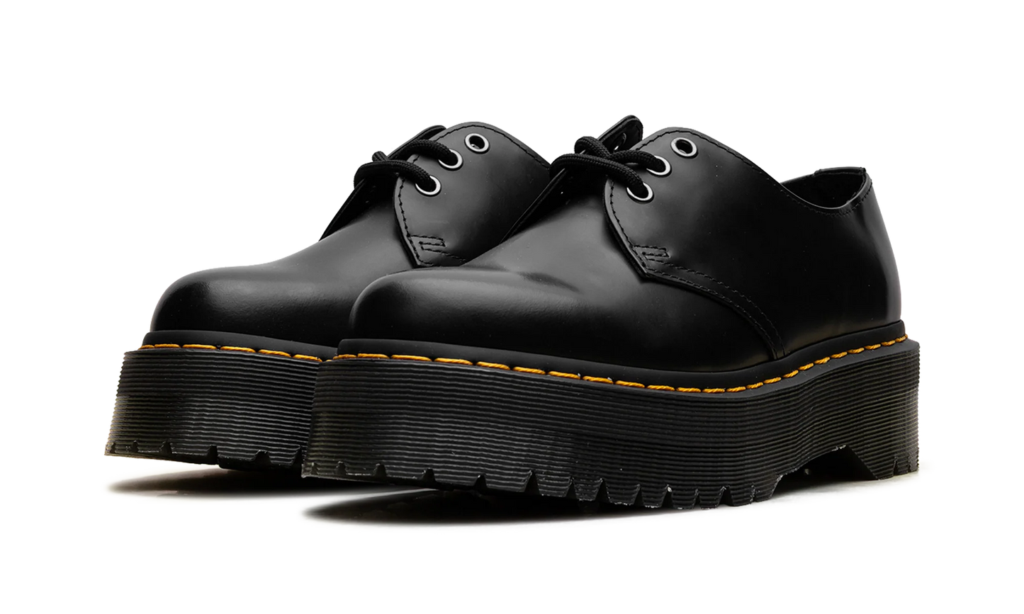 1461 Quad Polished Smooth Leather Derby "Black" 25567001