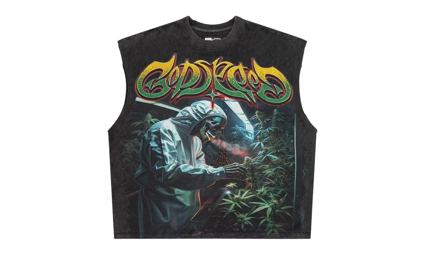 420 Indoor VVS Sleeveless T-Shirt "Grey Wash" 10053660