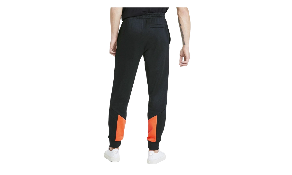 Iconic MCS Track Pants "Puma Black / Lava Blast" 596445 51