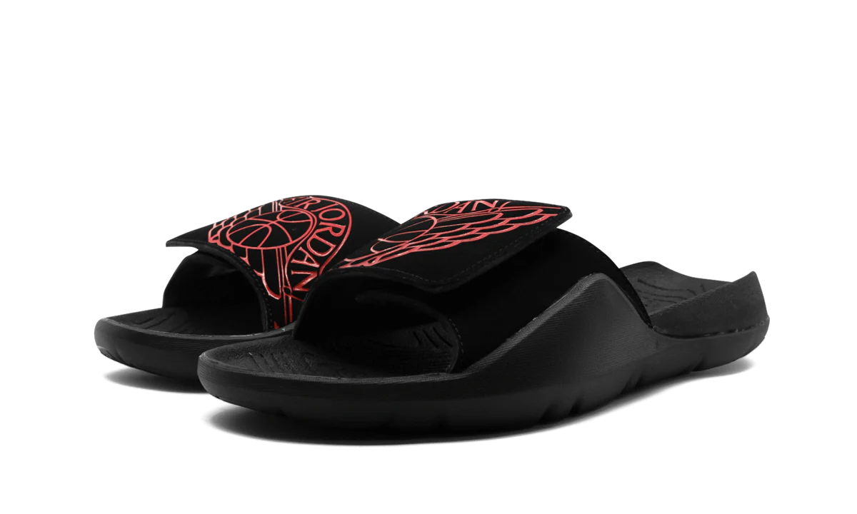 Jordan Hydro 7 "BLACK / UNIVERSITY RED-BLACK" AA2517 062