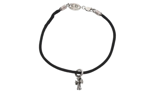 KZ Casette CH Cross Silk Bracelet "Black" CHRM0778
