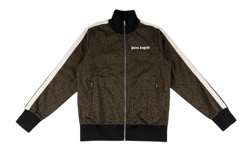 Leopard Track Jacket "Black / White / Brown" PMBD001S22FAB0135610