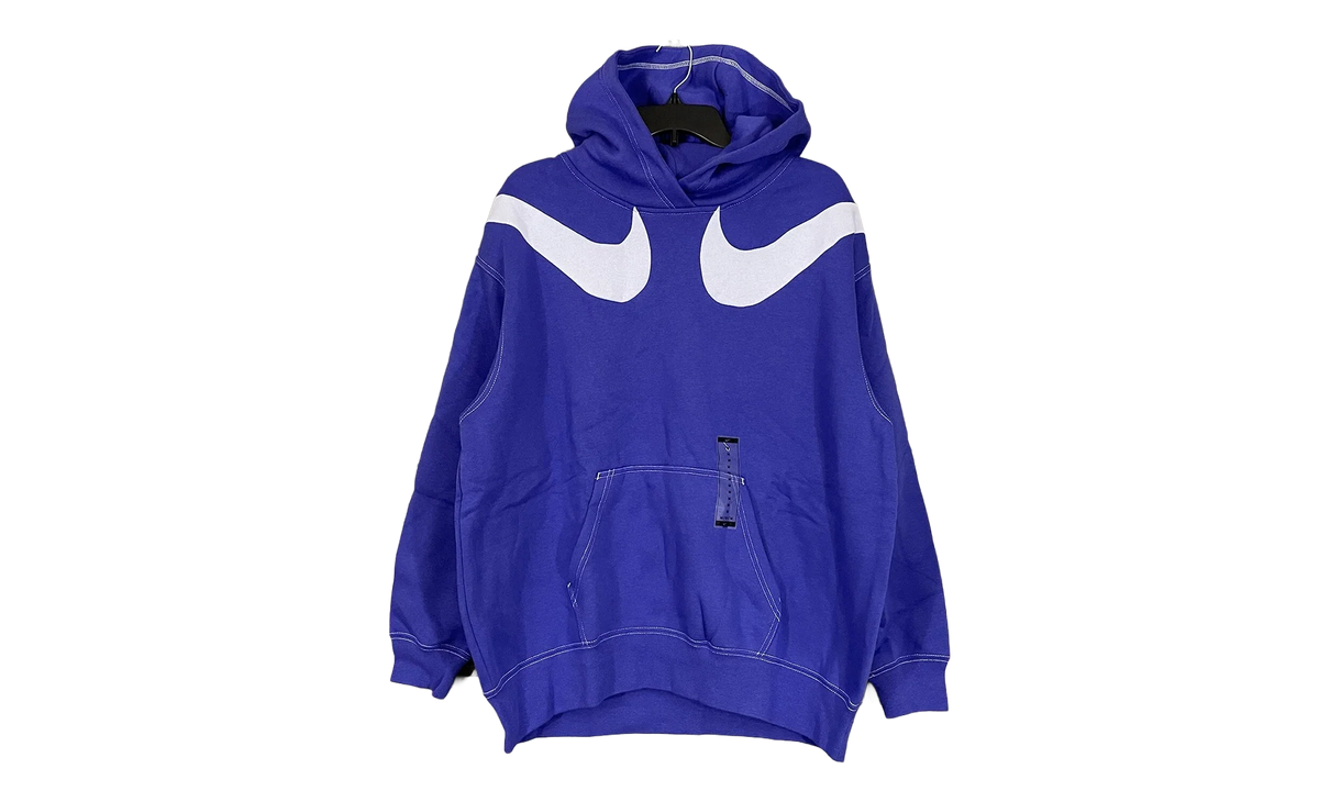 Sportswear Swoosh Oversized Fleece Hoodie WMNS "Lapis Ghost" DD5580 430