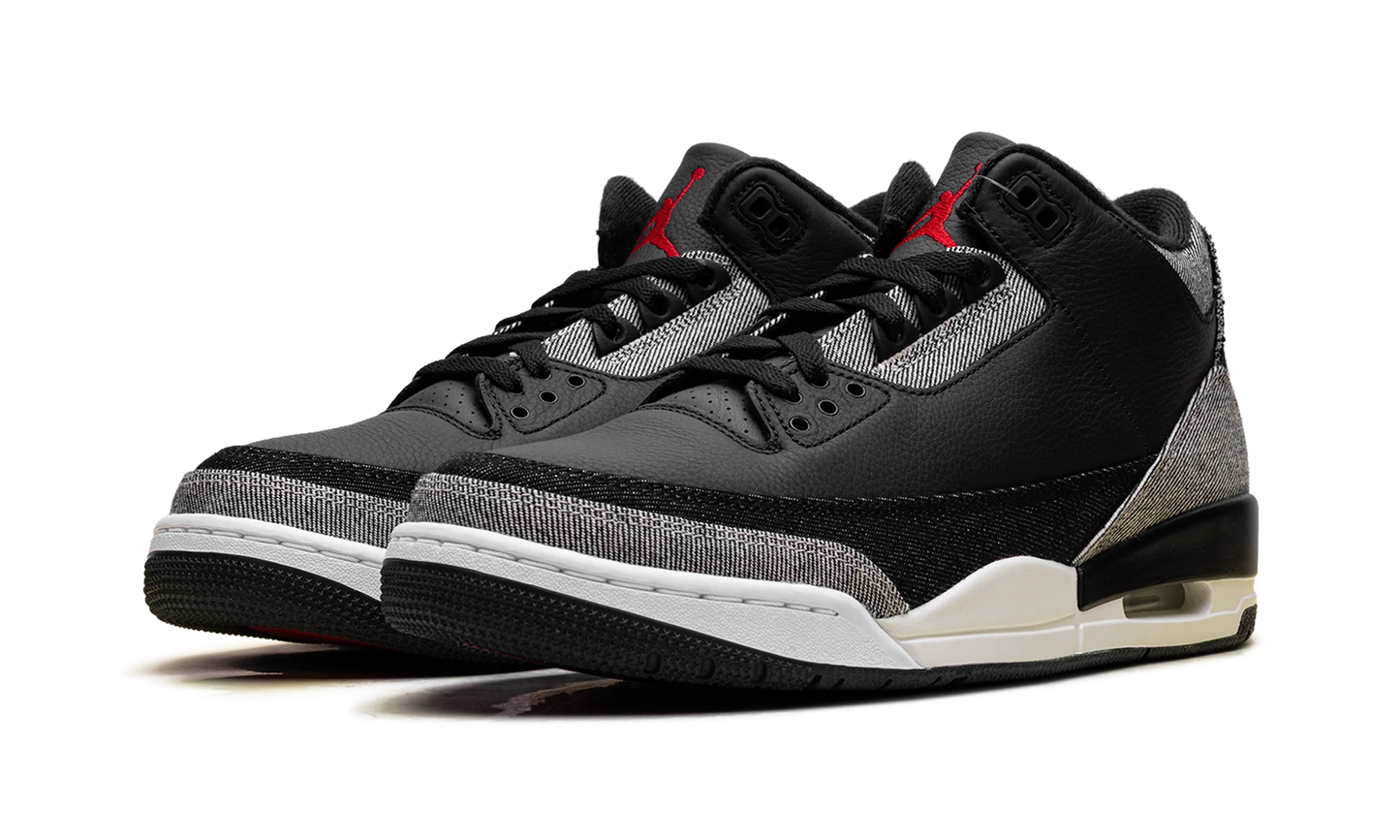 Air Jordan 3 "Levi's - Black Denim" IR0914 400