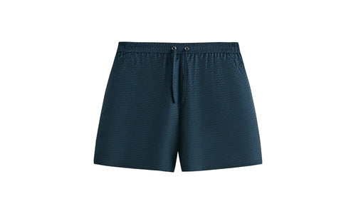 Monogram Silk Cedar Short "Nocturnal" KHM060467 413