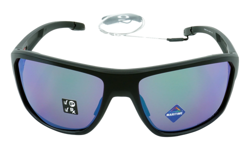 Split Shot Polarized Sunglasses "Matte Black / PRIZM Maritime Polarized" OO9416 11