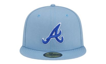 59FIFTY MLB ATLANTA BRAVES FITTED HAT "ERIC EMANUEL - Light Blue" EE433