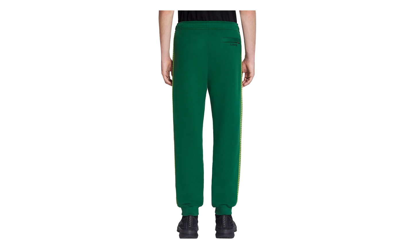 KNIT SIDE STRIPE TROUSERS "Green" RM TR0063 J212 P24 474