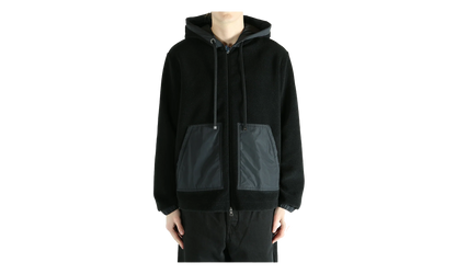 Zip Up Cardigan "Black" MON55