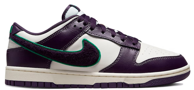 Dunk Low Chenille Swoosh Sail Grand Purple