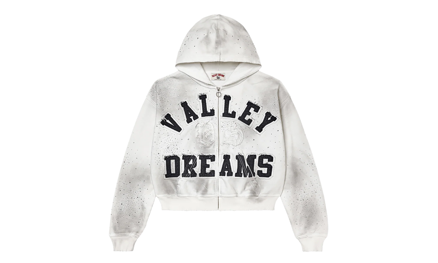 Classico Zip Up Hoodie "White" VAL145