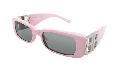 Rectangular Frame Sunglasses WMNS "Pink / Silver" BB0096S 012