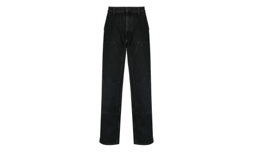 Denim Double Knee Pants "Black Stone Washed" I032699 8906
