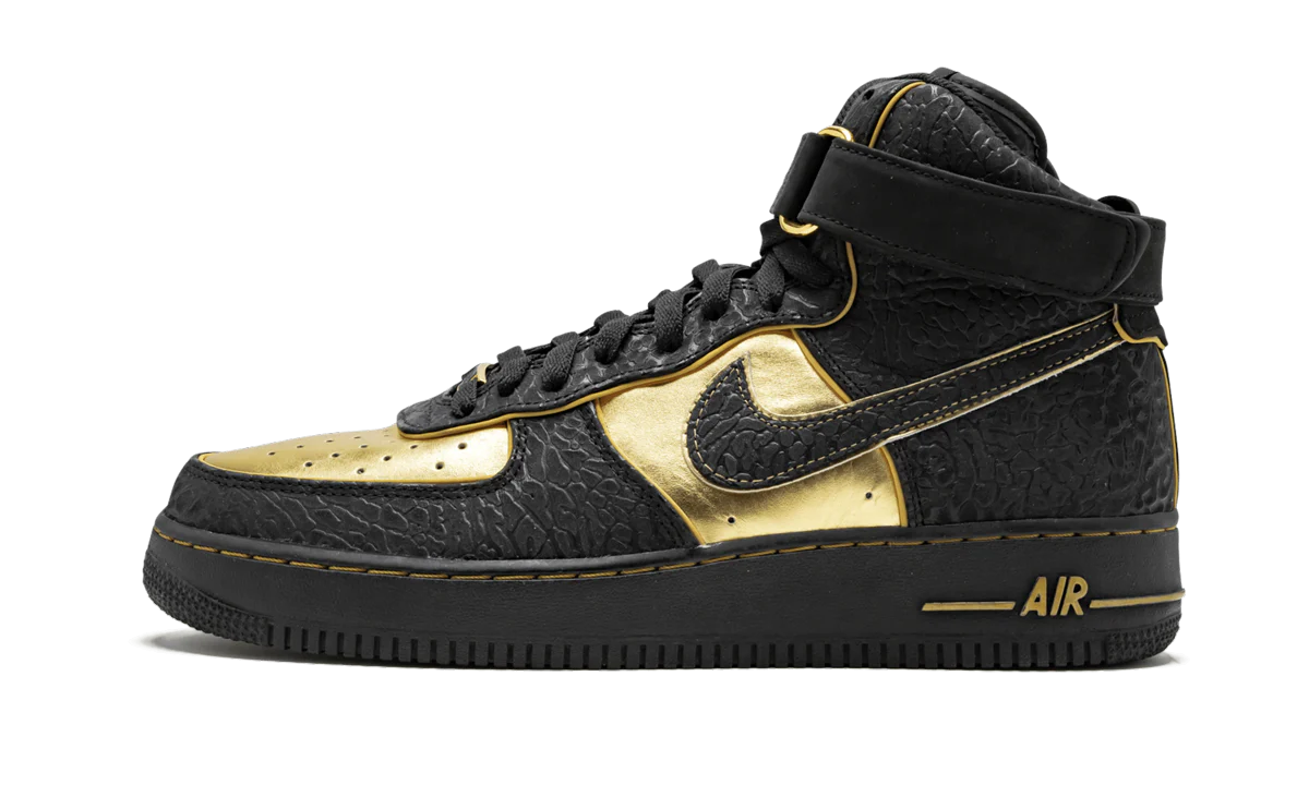 Air Force 1 Hi Supreme "Black / Gold" 345189 002