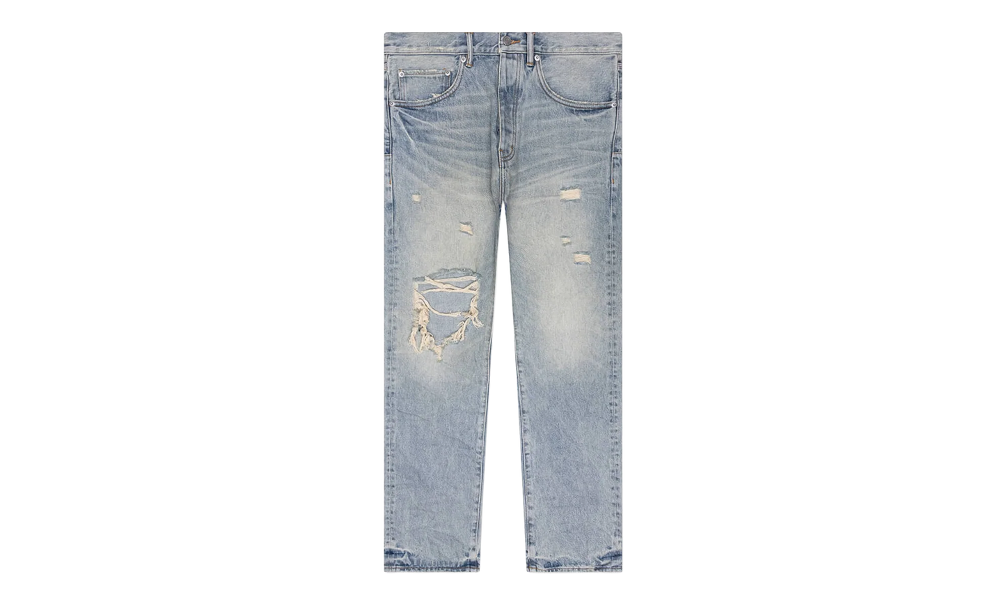Knee Blowout Dirty Jeans "Light Indigo" P011 KNEB325