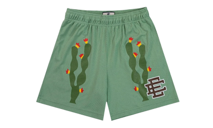 EE Basic Shorts "Cactus Jade Sheen / Brown" EE197
