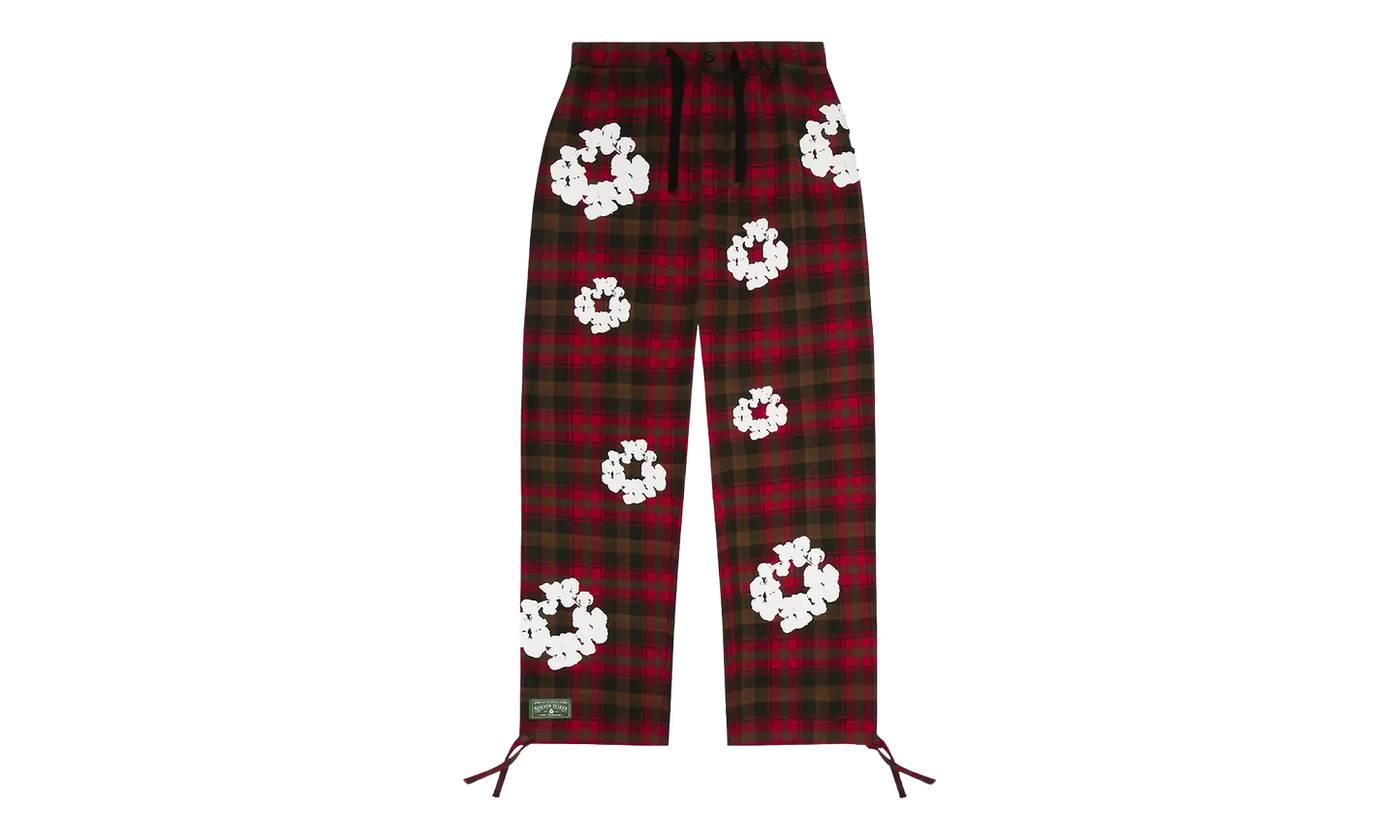 Wreath Pajama Pants "Red" DT383