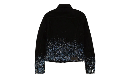 Black Crystal Painter Trucker Jacket "Black" AMIRI BLACK CRYSTAL PAINTER TRUCKER