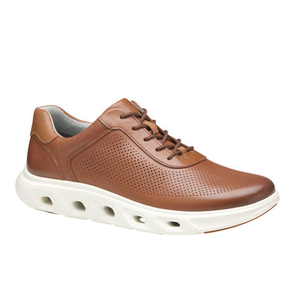 Reactivate U Throat Perforated Lace Up Sneakers