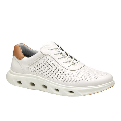 Reactivate U Throat Perforated Lace Up Sneakers