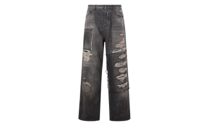 Carpenter Repaired Baggy Jean "Crafted Black" AMBMJE1006 680