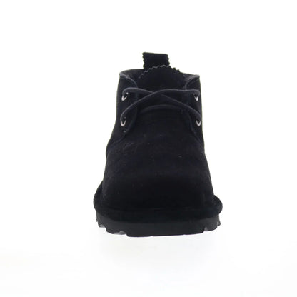 Bearpaw Skye 2578W-011 Womens Black Suede Lace Up Chukkas Boots