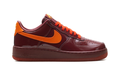 Air Force 1 Low "Patent Leather Dark Team Red Safety Orange" IO4489 601
