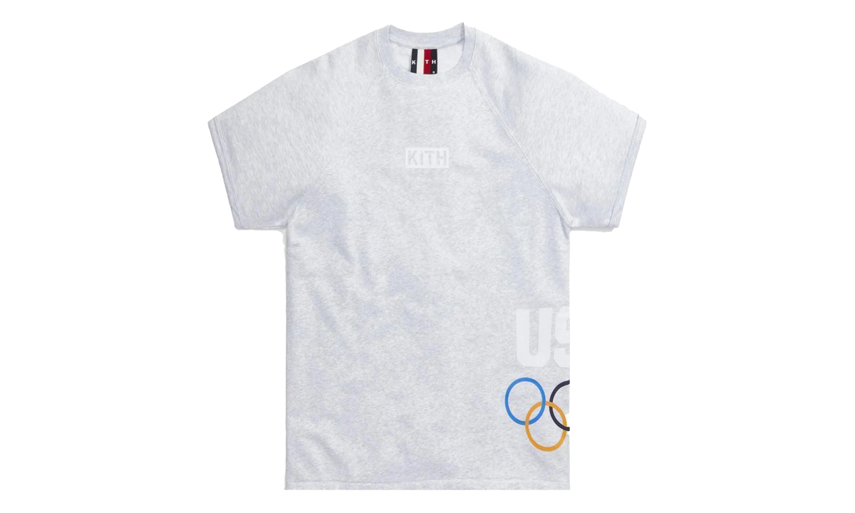 Team USA 5 Rings Howard Tee "Light Heather Grey" KITH73