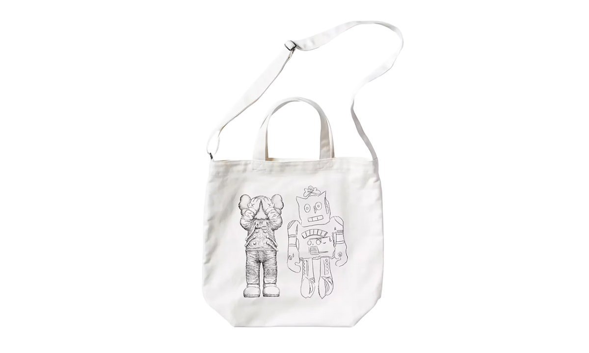 Uniqlo Warhol 2Way Tote Bag "White" KAWS202494