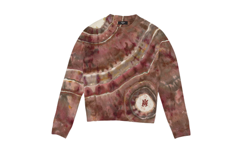Ma Tie Dye Cashmere Crewneck Sweatshirt "Clay" SS22MKL007_Clay
