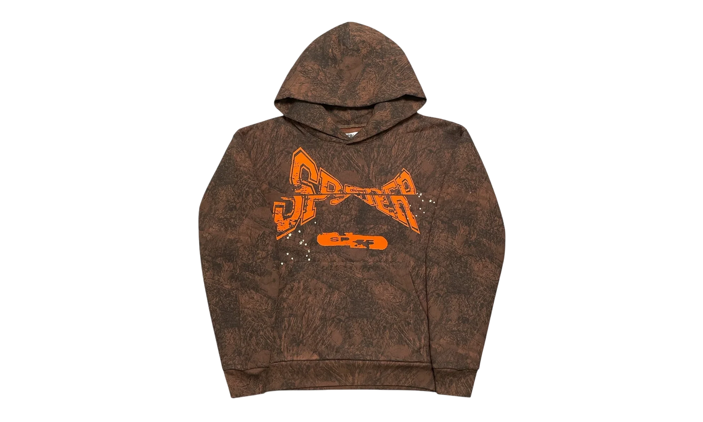 T&F Tree Hooded Sweatshirt "Brown / Camo" SP5der318