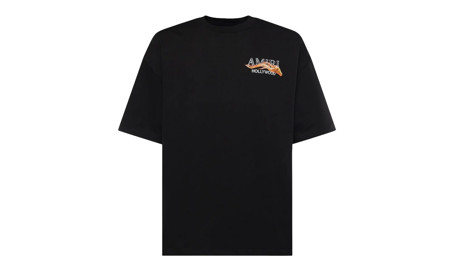 HOLLYWOOD HORSE OVERSIZED TEE "BLACK" AMTOJR1050 001