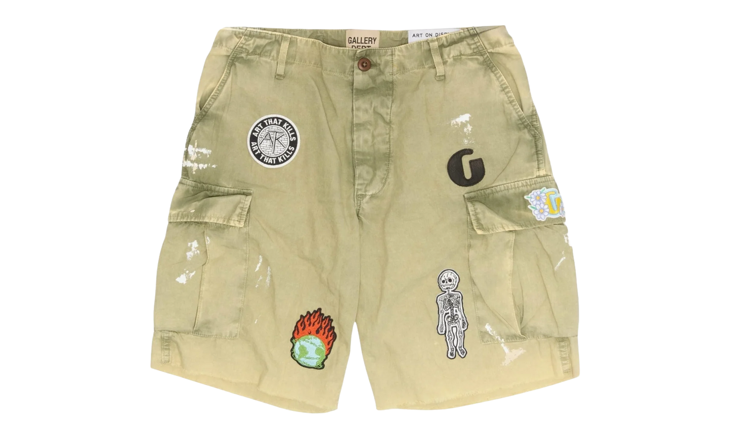 Kenzie Patch Cargo Shorts "Fatigue Multi" GDKCSF