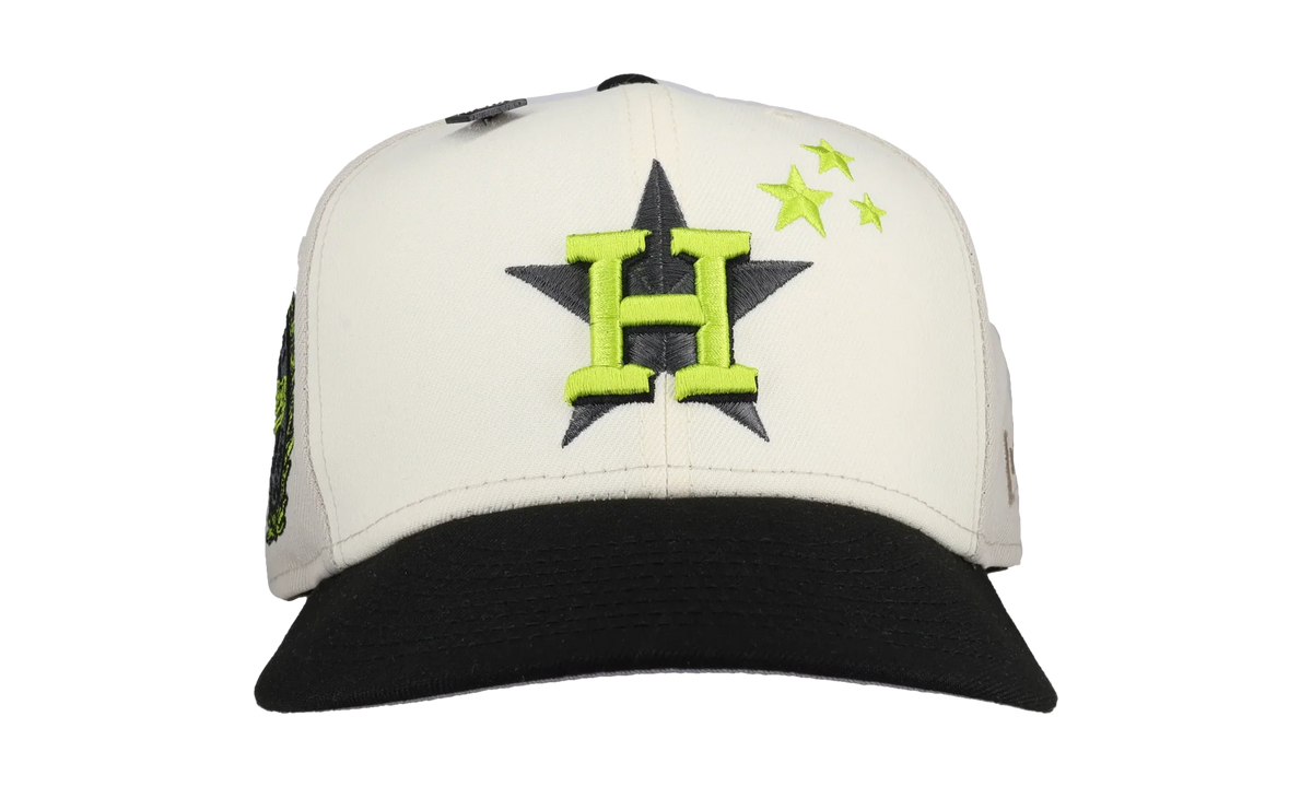 59FIFTY Houston Astros 45 Years Pinwheel Fitted Hat "Stone / Chrome" NE126