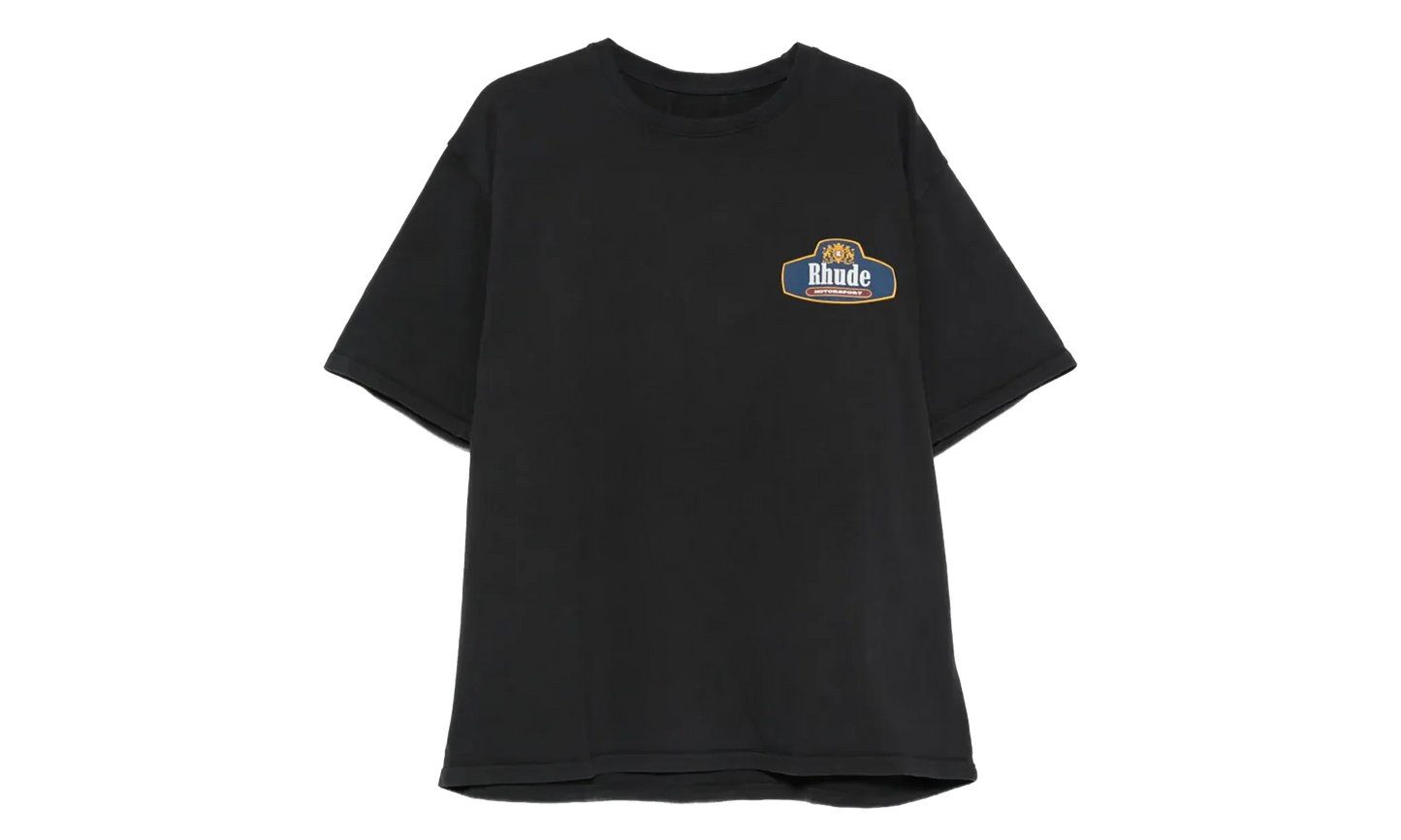Racing Crest T-Shirt "Vintage Black/ Navy" RHSS26TT04012 BLK