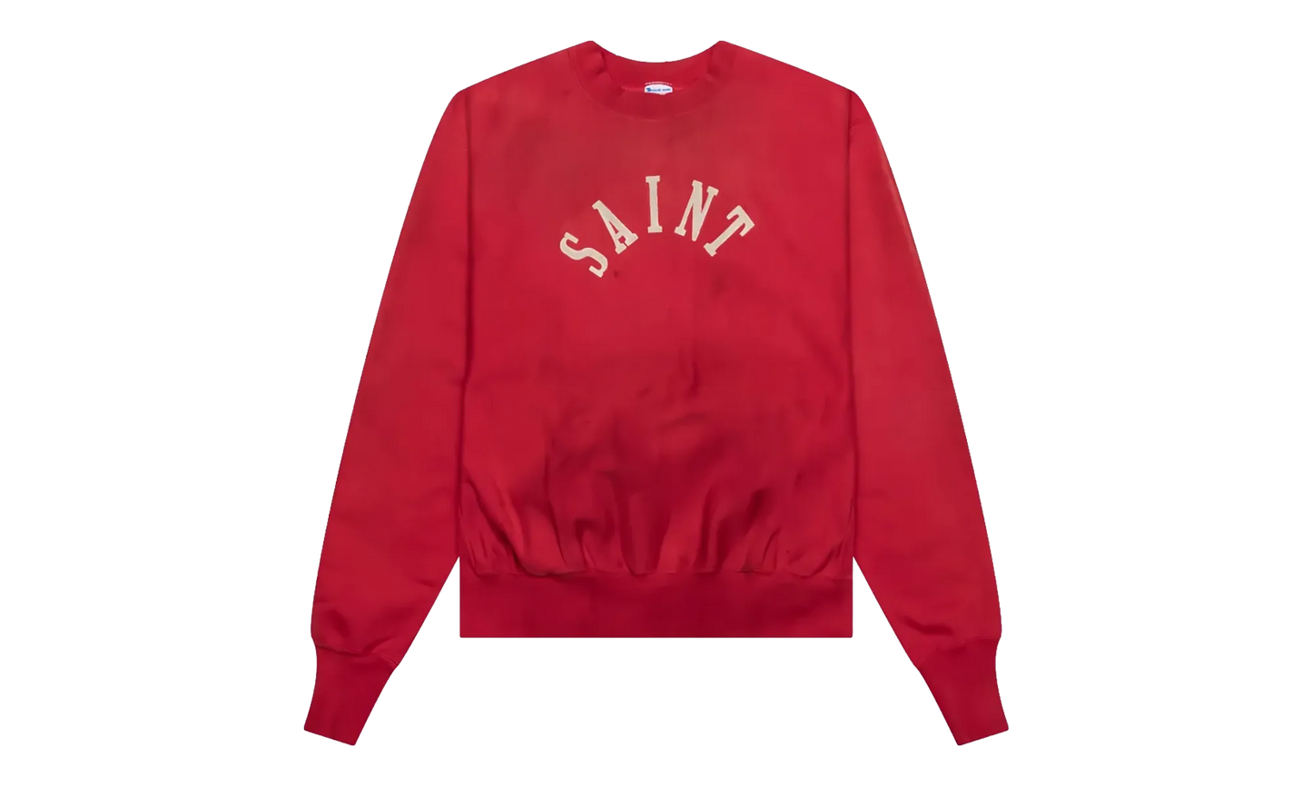 Faith Logo Crewneck Sweatshirt "Red / White" SM A22 0000 020