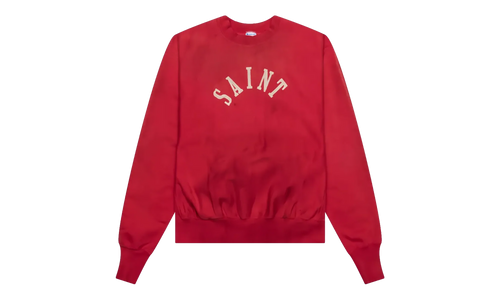 Faith Logo Crewneck Sweatshirt "Red / White" SM A22 0000 020