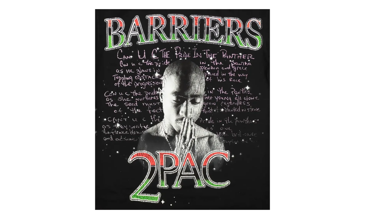 Tupac Short Sleeve T-Shirt "Black" BAR39
