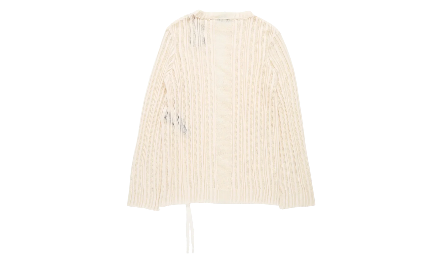 Halvar Crew Neck Irregular Rib Sweater "Natural White" B0013185KN068002