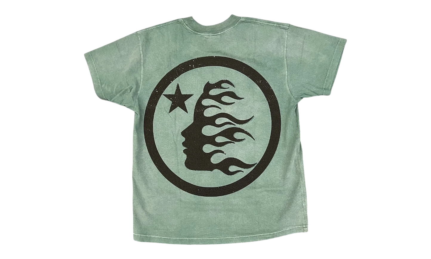 Classic Logo Rhinestones T-Shirt "Green" HSR284