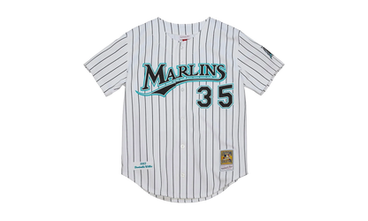 MLB Dontrelle Willis Home World Series Jersey "2003 Florida Marlins – White / Black" AJY15338 FMA03DWSWHBK