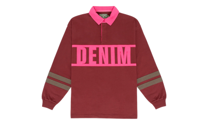 Down By The Tears Long Sleeve Rugby "Pink" DT356