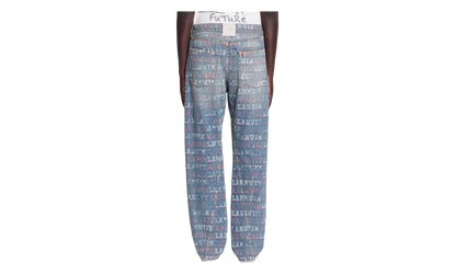 PRINTED REGULAR TROUSERS "Blue Denim" RM TR0051 D082 P24 22